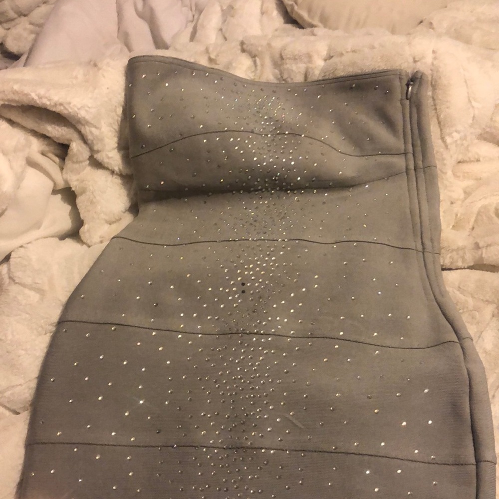 Grey WOW COUTURE dress in medium